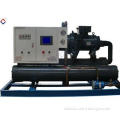 Low Temperature Water Cooled Screw Chillers Condensing Unit